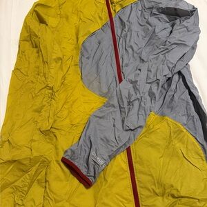 Nike Gyakusou Vibrant Running Yellow and Gray Jacket